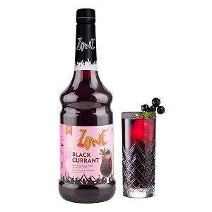 zone blackcurrant flavoured syrup 1000ml  rich berry syrup amp drink mixer for cocktails mocktails sodas smoothies lemonades milkshakes amp desserts  premium bar syrup 1 litre  more servings perfect for caf restaurants amp professional use