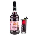 Zone Blackcurrant Flavoured syrup 1000ml | Rich Berry Syrup &amp; Drink Mixer for Cocktails, Mocktails, Sodas, Smoothies, Lemonades, Milkshakes &amp; Desserts | Premium Bar Syrup 1 Litre – More Servings, Perfect For Café Rest