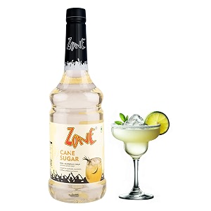zone cane sugar flavoured syrup 1000ml  classic sweetener amp drink mixer for cocktails mocktails coffees iced teas lemonades milkshakes amp desserts  premium bar syrup 1 litre  more servings perfect for caf restaurants amp professional use