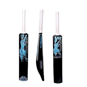zone heavy duty premium plastic cricket bat for all age groups-kidsgirlsboysgirlsadults zone blue sticker amp white grip full size 3434x 4534 black
