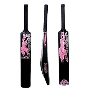 zone heavy duty premium plastic cricket bat for all age groups-kidsgirlsboysgirlsadults zone pink sticker amp black grip full size 3434x 4534 black