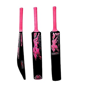 zone heavy duty premium plastic cricket bat for all age groups-kidsgirlsboysgirlsadults zone pink sticker amp pink grip full size 3434x 4534 black