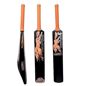 zone heavy duty premium plastic cricket bat for all age groups-kidsgirlsboysgirlsadults zone orange sticker amp orange grip full size 3434x 4534 black