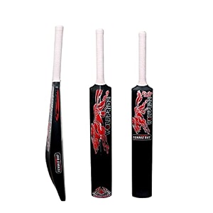 zone heavy duty premium plastic cricket bat for all age groups-kidsgirlsboysgirlsadults zone red sticker amp white grip full size 3434x 4534 black