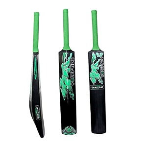 zone heavy duty premium plastic cricket bat for all age groups-kidsgirlsboysgirlsadults zone green sticker amp green grip full size 3434x 4534 black