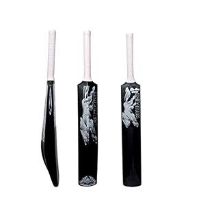 zone heavy duty premium plastic cricket bat for all age groups-kidsgirlsboysgirlsadults zone grey sticker amp white grip full size 3434x 4534 black