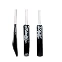 Zone Heavy Duty Premium Plastic Cricket Bat for All Age Groups-Kids/Girls/Boys/Girls/Adults (Zone Grey Sticker &amp; White Grip, Full Size (34"X 4.5" Black))