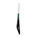 Zone Heavy Duty Premium Plastic Cricket Bat for All Age Groups-Kids/Girls/Boys/Girls/Adults (Zone Green Sticker &amp; White Grip, Full Size (34"X 4.5" Black))
