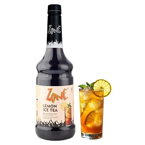 zone lemon ice tea flavoured syrup 1000ml  refreshing lemon iced tea syrup for cafs restaurants mocktails coolers amp summer drinks  premium bar syrup 1 litre  more servings perfect for caf restaurants amp professional use