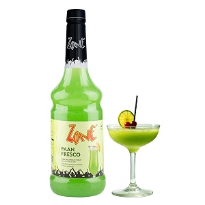 zone paan fresco flavoured syrup 1000ml  for mocktails milkshakes desserts paan shots amp fusion drinks  premium bar blend 1 litre  more servings ideal for cafs restaurants amp professional use