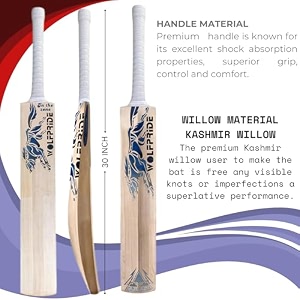 in the zone full size cricket bat ideal for age 15 yrs with anti scuff sheet toe and cover zone blue sticker amp blue grip kashmir willow cricket bat