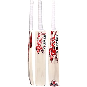 in the zone full size cricket bat ideal for age 15 yrs with anti scuff sheet toe and cover zone red sticker amp white grip kashmir willow cricket bat