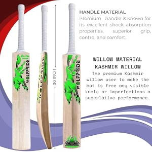 in the zone kashmir willow cricket bat full size ideal for age 15 yrs with anti scuff sheet toe and cover zone yellow sticker amp yellow grip
