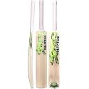 in The Zone Full Size Cricket Bat, Ideal for Age 15+ Yrs with Anti Scuff Sheet, Toe, and Cover (Zone Yellow Sticker &amp; White Grip, Kashmir Willow Cricket Bat)