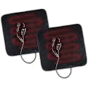 ZONETECH Black Warming Pad Cozy Warmth in Cold Weather Perfectly Sized for Comfort and Portability for Pets 2 Pack
