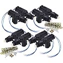 ZONETECH Car Universal High Power Door Lock Actuator - Premium Quality Heavy Duty Durable Automotive Locking Mechanism (8-Pack)