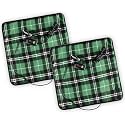 ZONETECH Green Plaid Warming Pad, Warms on Cold Weather, Perfect Sizing for Pets