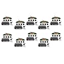 ZONETECH New 4 Parking Sensors LED Display Car Reverse Backup Radar System 10 Pack