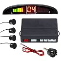 ZONETECh New 4 Parking Sensors LED Display Car Reverse Backup Radar System