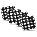 ZONETECH Vlack and White Warming Pad Cozy Warmth in Cold Weather, Perfectly Sized for Comfort and Portability for Pets
