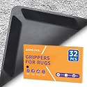 ZONGOOL 32PCS Rug Tape Non Slip Rug Pad Grippers Double Sided Carpet Tape
