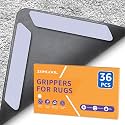 ZONGOOL 36PCS Rug Tape Non Slip Rug Pad Grippers Double Sided Carpet Tape
