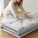 ZonLi Japanese Floor Mattress, 100% Cotton Cover Foldable Futon Mattress