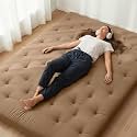 ZonLi Japanese Floor Futon Mattress 100% Cotton Cover Foldable Portable