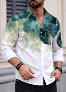 Zonly Men Self Design Printed Solid Casual
