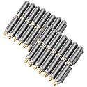 Zonon 15 Pcs 3 Inch Weld on Hinges Bullet Barrel Weldable Hinges, Zerk