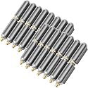 Zonon 15 Pcs 4 Inch Weld on Hinges Bullet Barrel Weldable Hinges, Zerk