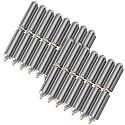Zonon 15 Pcs 6 Inch Weld on Hinges Bullet Barrel Weldable Hinges, Zerk