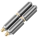 Zonon 2 Pc 3" Weld On Bullet Hinges Carbon Steel BBQ Smoker Hinge, Zerk