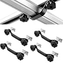 Zonon 28 Pieces Tool-Free Setup Rooftop Tent Mounting Kit for Roof Racks