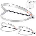 Zonon 3 Pcs Aluminum Face Shield Adapter for Grinding Cutting, White