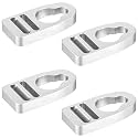 Zonon 4 Pcs Aluminum Kayak Seat Clips Strap Hooks Repair Kit