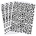 Zonon 4 Pieces Leopard Cheetah Print Paint Stencil,5.9 x 8.3 Inch