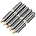 Zonon 5 Pcs 3 Inch Weld on Hinges Bullet Barrel Weldable Hinges, Zerk