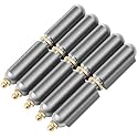 Zonon 5 Pcs 4 Inch Weld on Hinges Bullet Barrel Weldable Hinges, Zerk
