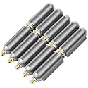 Zonon 5 Pcs 5 Inch Weld on Hinges Bullet Barrel Weldable Hinges, Zerk