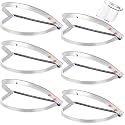 Zonon 6 Pcs Aluminum Face Shield Adapter for Grinding Cutting, White