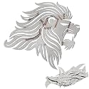 Zonon Welding Practice Kit, 201 Carbon Steel Metal Art Project, Lion Head