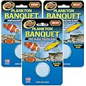 Zoo Med 3 Pack of Plankton Banquet Time Release Feeding Blocks