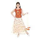 Zooba Girls Lahenga Choli and Dupatta Set