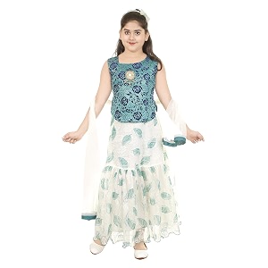 Zooba Girls Lahenga Choli and Dupatta Set
