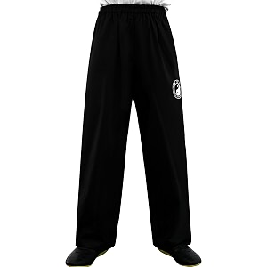 zooboo chenjiagou taichi lantern pants - practice uniforms tai chi clothing black cotton cloth martial arts practice pants