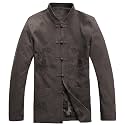 ZooBoo Chinese Clothing Tang Suit - Traditional China Ancient Costume Male Martial Arts Tangzhuang Kung Fu Long Sleeve Jacket