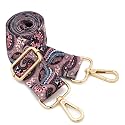 ZOOEASS Wide Shoulder Strap Adjustable Replacement Belt Crossbody Canvas Bag Handbag