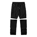 Zoofly Boys Kids Cargo Hiking Pants, Tactical Rain Scout Convertible