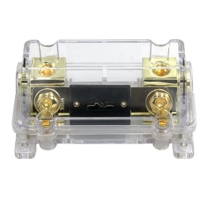 zookoto 100a fuse holdercar stereo audio inline anl fuse holder 0 2 4 gauge in out with 100 amp fuse